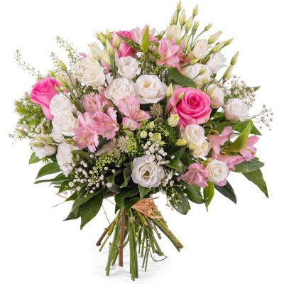 Ramo de flores de lisianthus