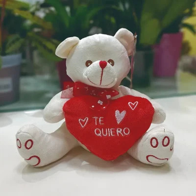 Osito de peluche San Valentin Blanco