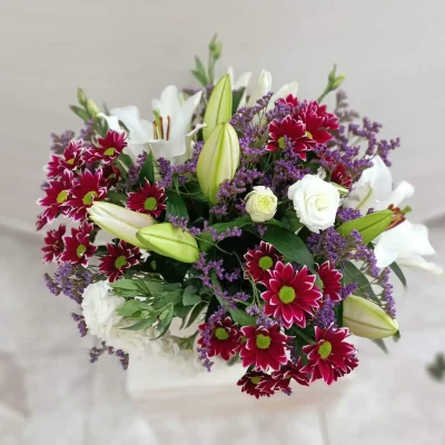 ramo de flores aine plano detalle