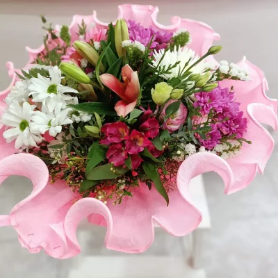 ramo de flores rhea plano detalle